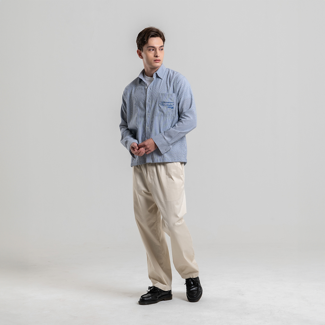 The Atelier Stripe Long Sleeve Shirt