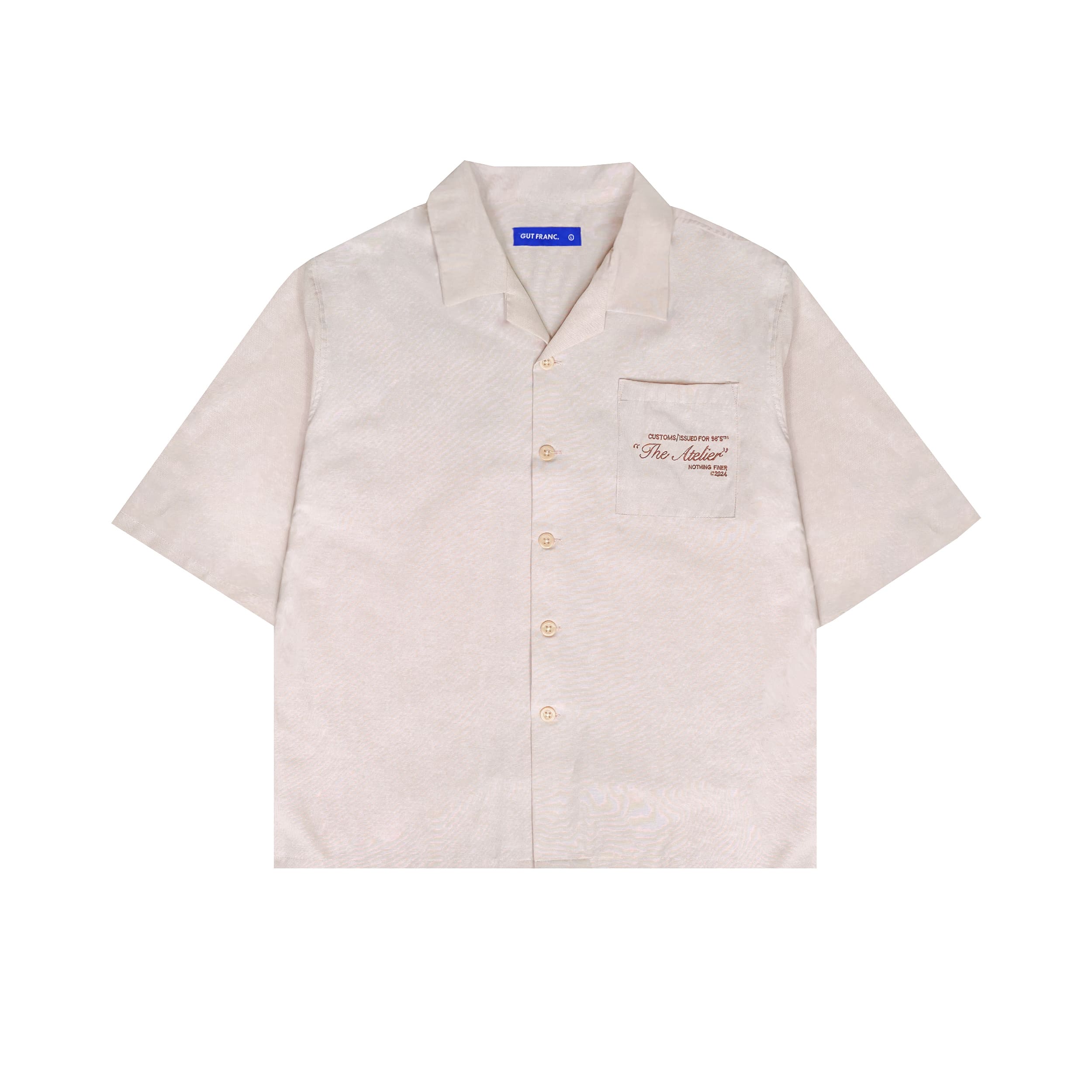 The Atelier Boxy Shirt in Beige