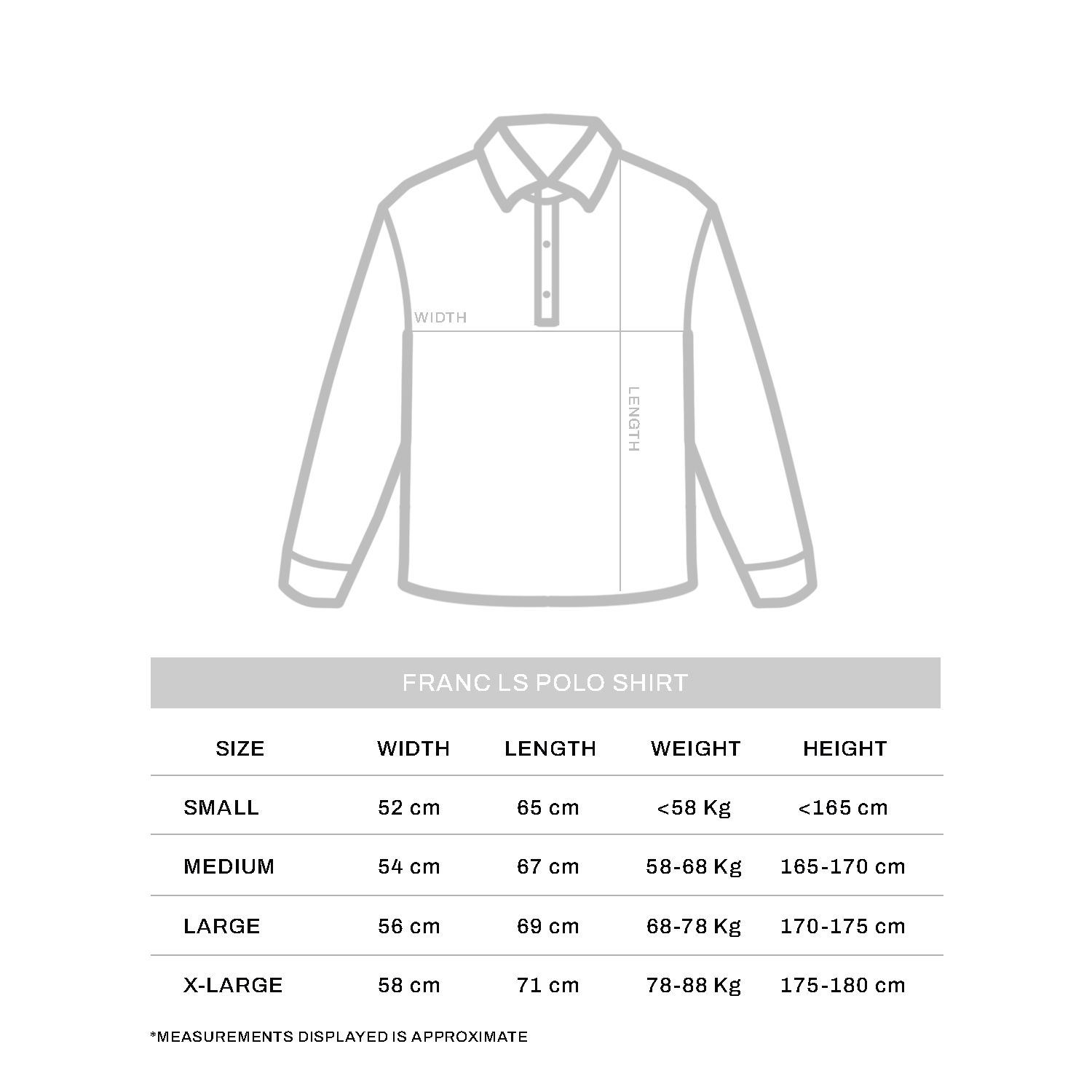 Franc Polo Terry Longsleeve In Gray Blue