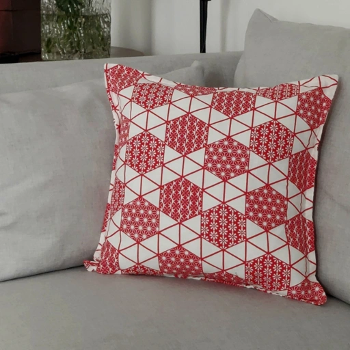 Image of Cushion Cover Campursari - Merah