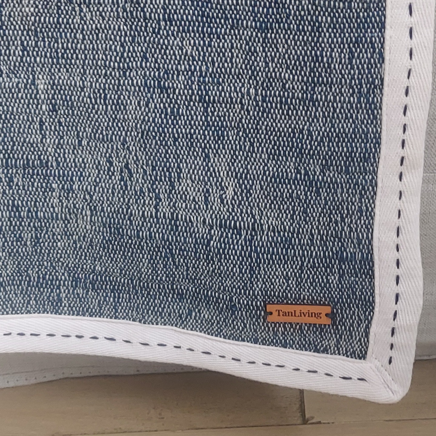 Throw Hand Woven - Blue Jeans