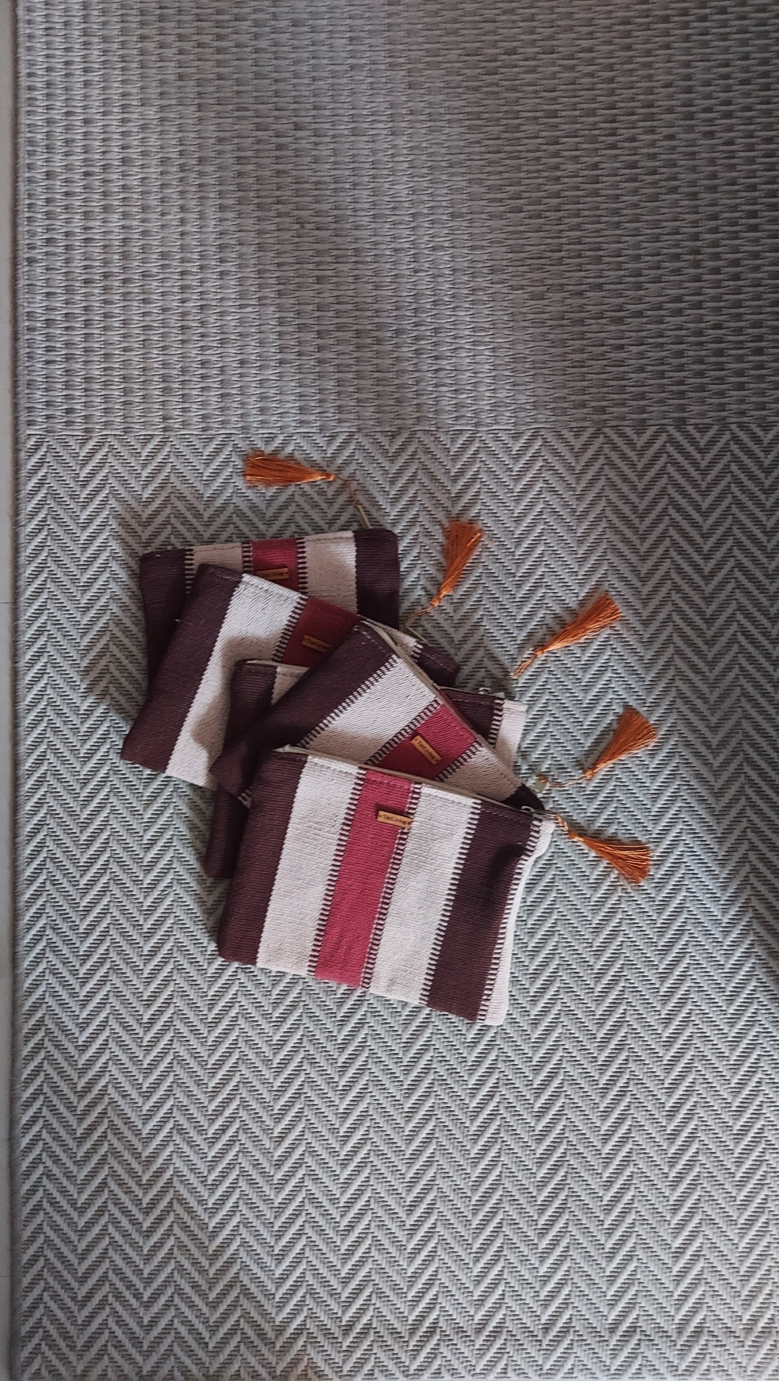 Stripe Woven Purse