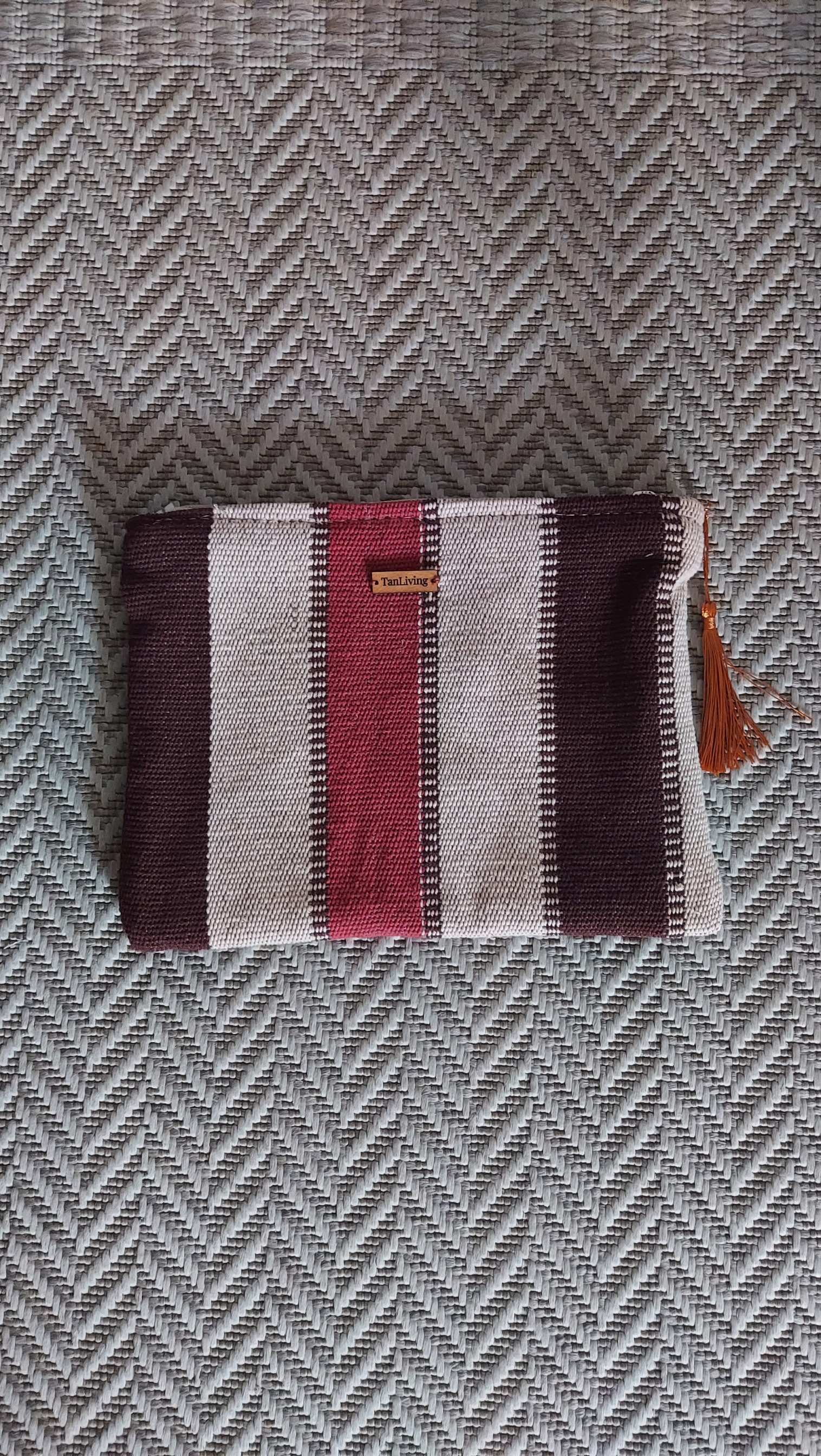 Stripe Woven Purse