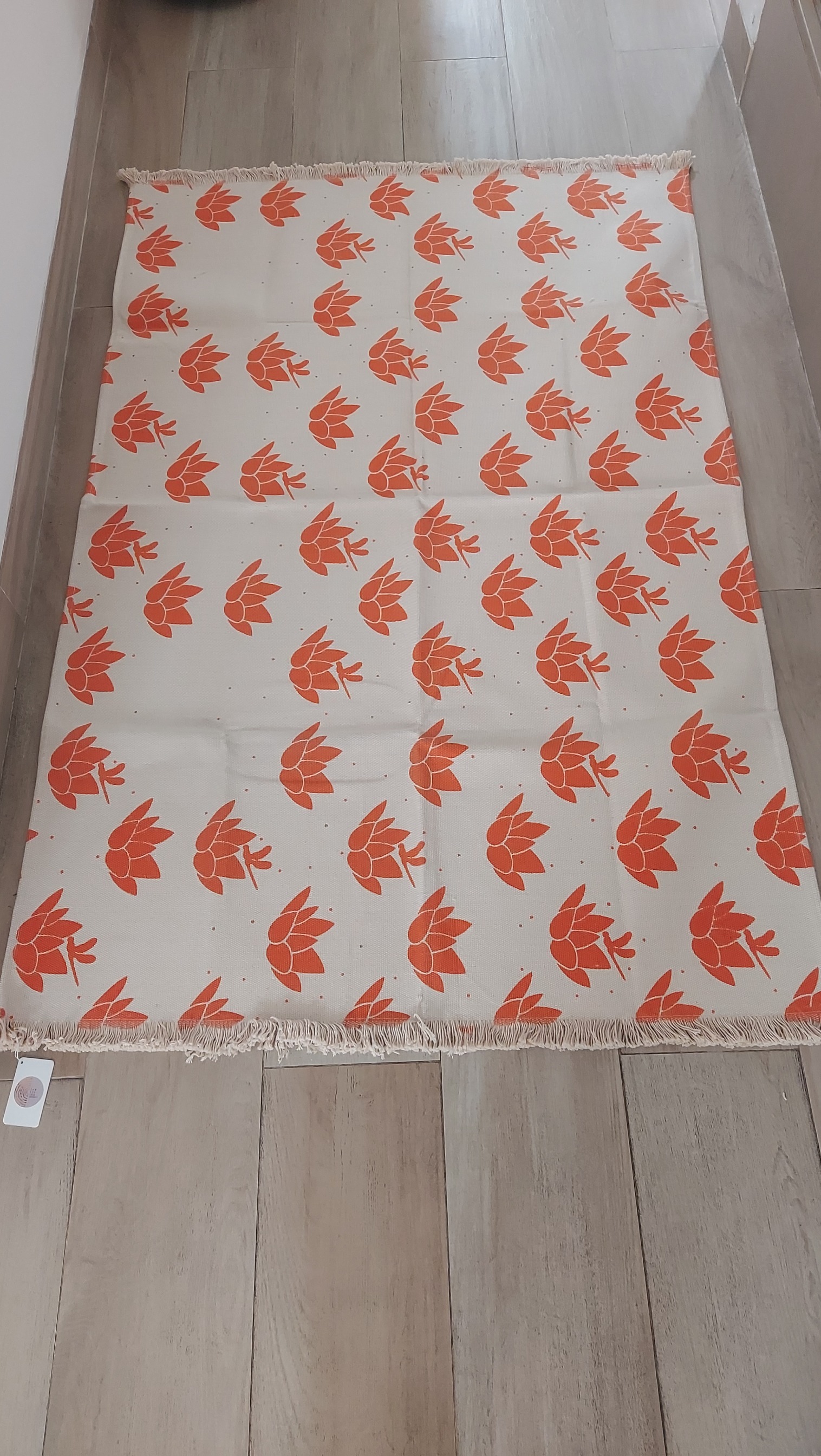 Rug Lantai Canvas Rumbai