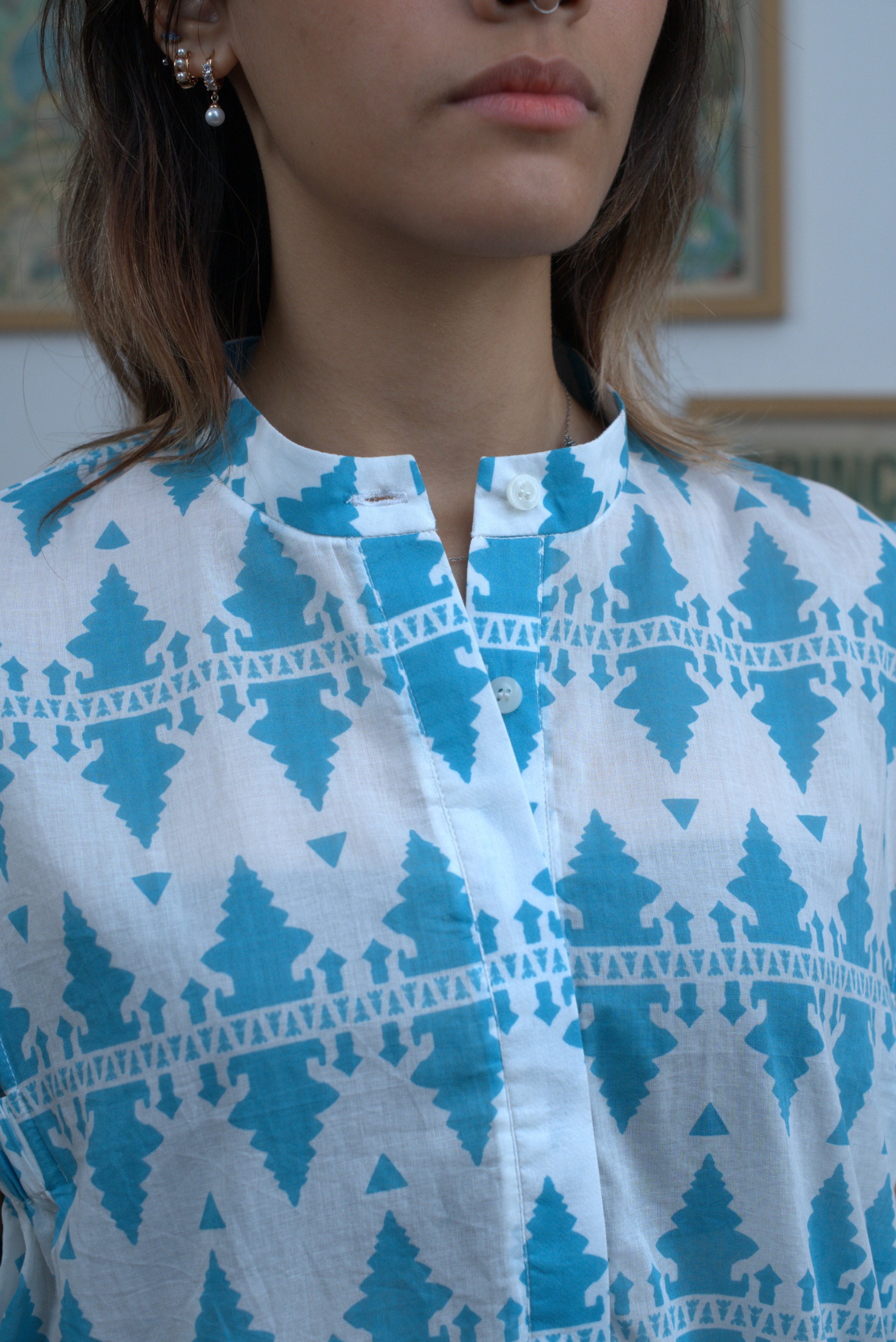 Blus Sleeveless Sanctum - Blue