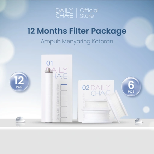 Image of Daily Cha-E 12 Months Filter Package - Penyaring Air untuk Shower Kamar Mandi