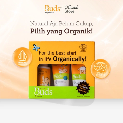 Image of Buds Organics for Newborn - Travel Package (Classic) - Sabun Bayi Anak