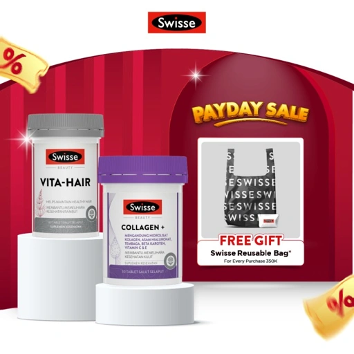 Image of Bundling Swisse Beauty Vita Hair + Swisse Beauty Collagen+ 30s