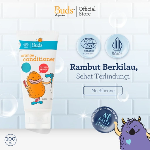 Image of Buds Organics Conditioner for Kids - Kondisioner Mandi Kulit Anak