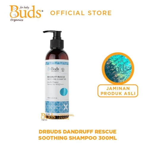 Image of Dr Buds Dandruff Rescue Soothing Shampoo - Pencegah Rambut Ketombe