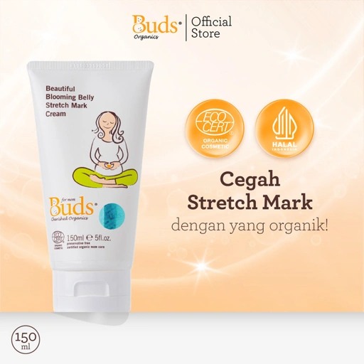 Image of Buds Organics Beautiful Blooming Belly Stretch Mark Cream - Lotion Ibu