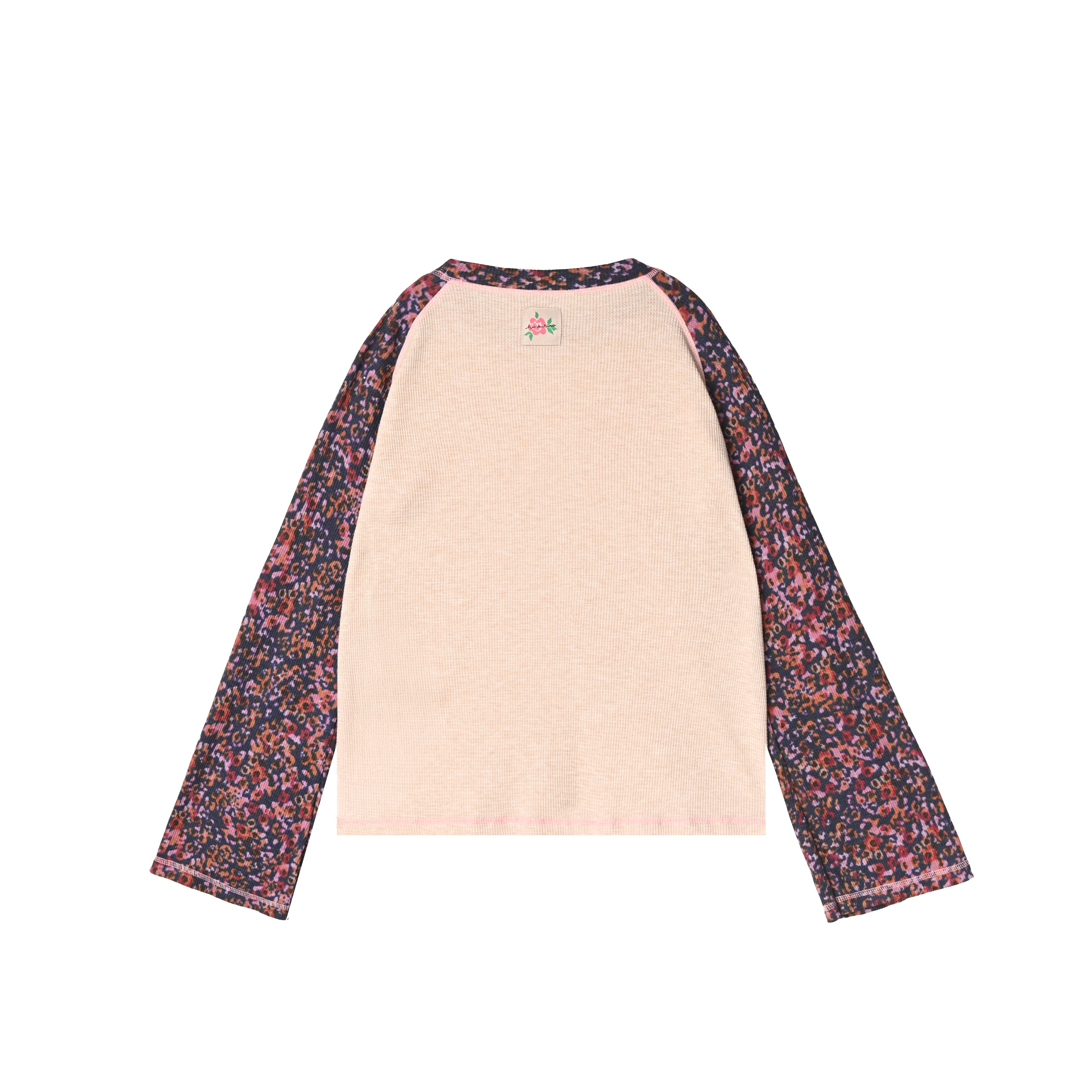 Rolley Raglan Tee - Cream