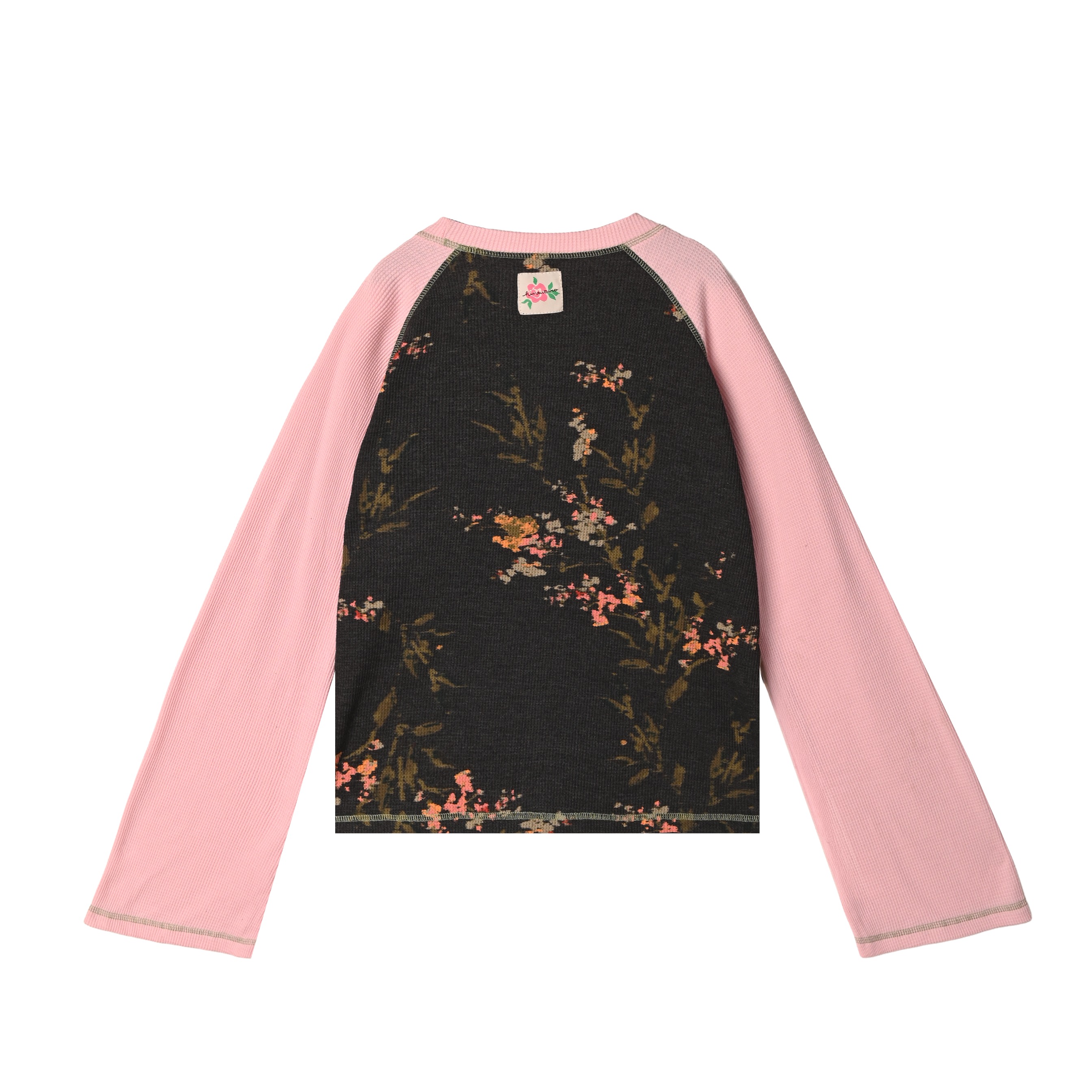 Rolley Raglan Tee - Grey
