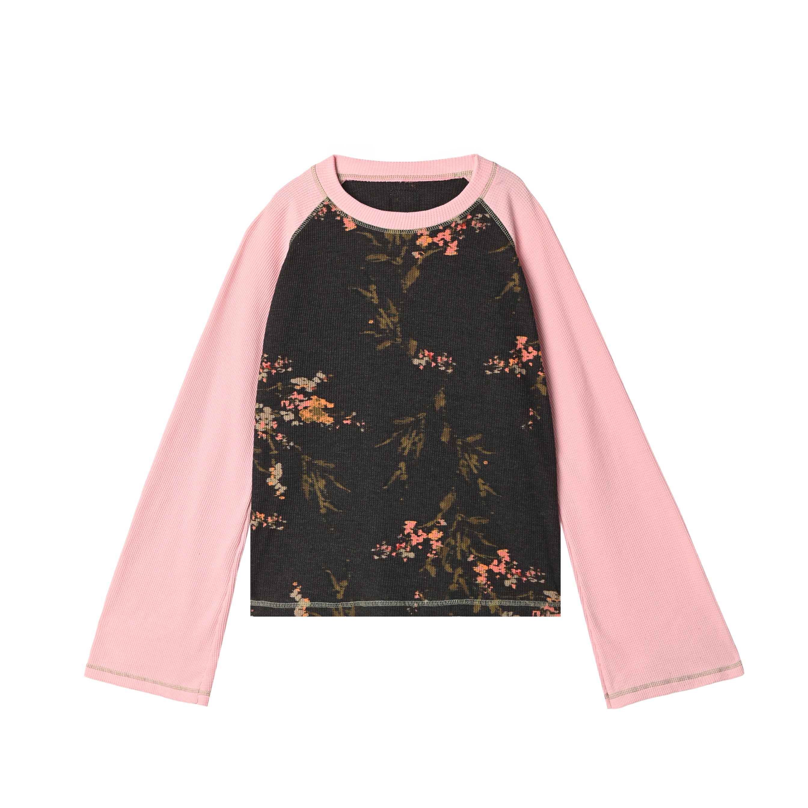 Rolley Raglan Tee - Grey