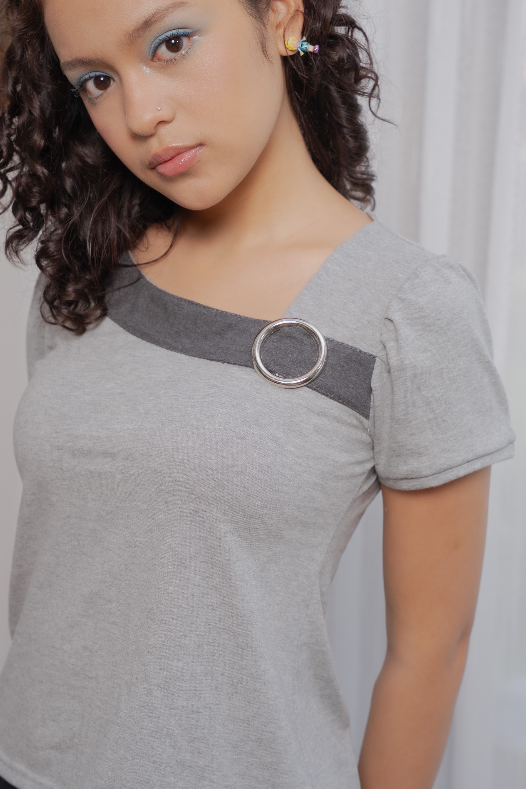 O Ring Tee - Ash