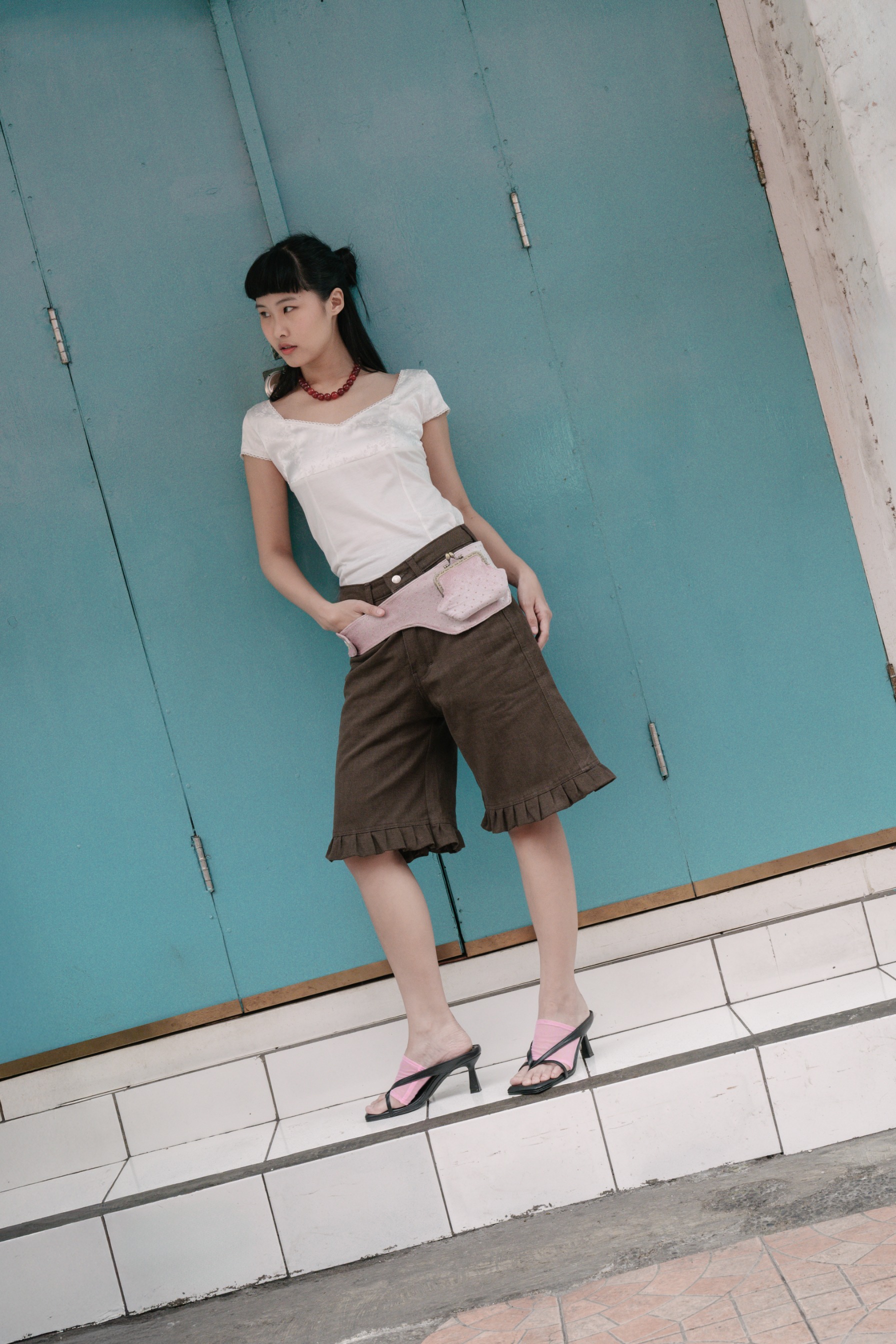 Powder Kiss-Lock Belt Bag