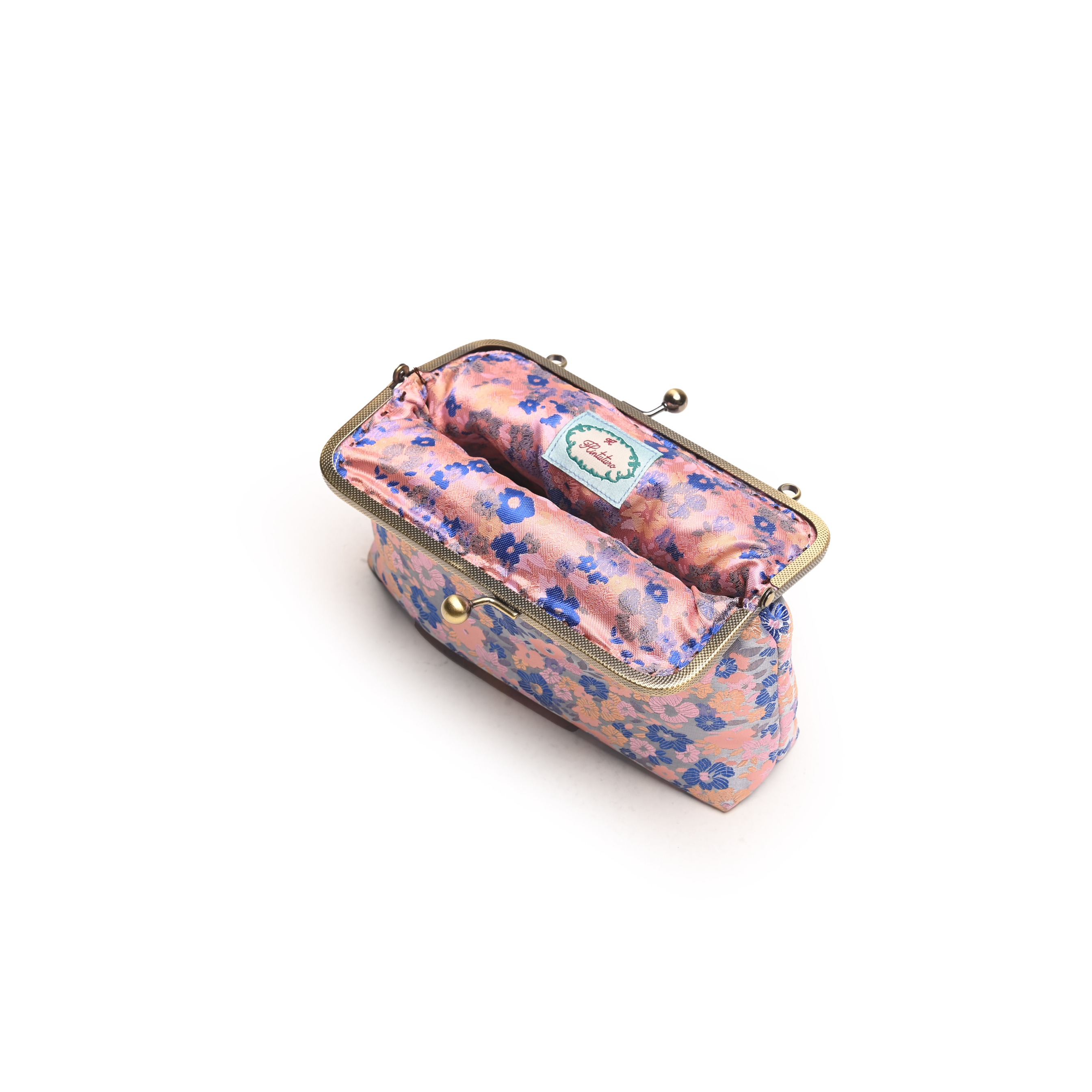 Fleur Blue Clutch Bag