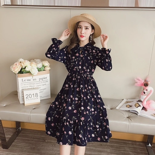 Image of Floral Elegance Dress