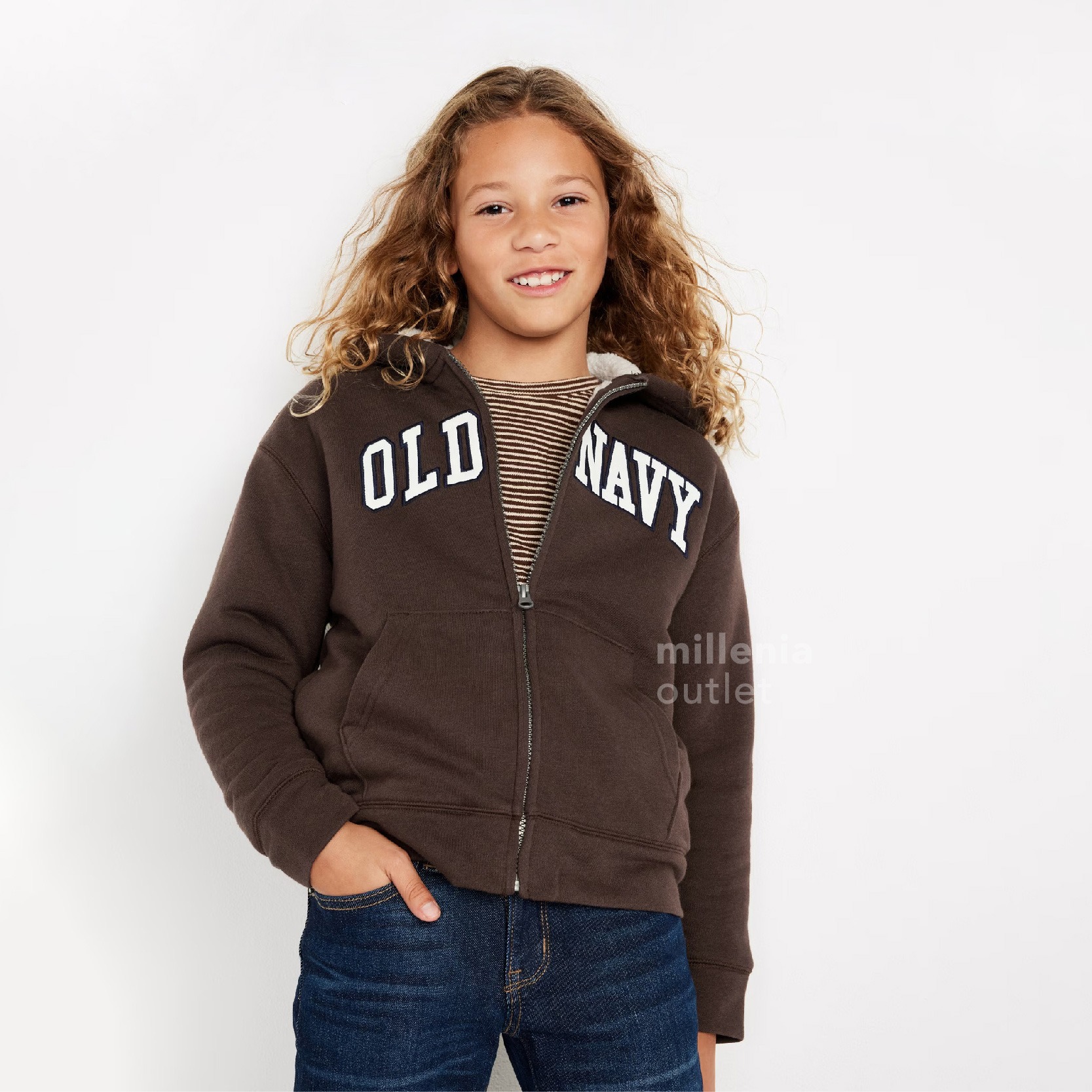 Jaket Anak Hoodie Bulu 4 Warna