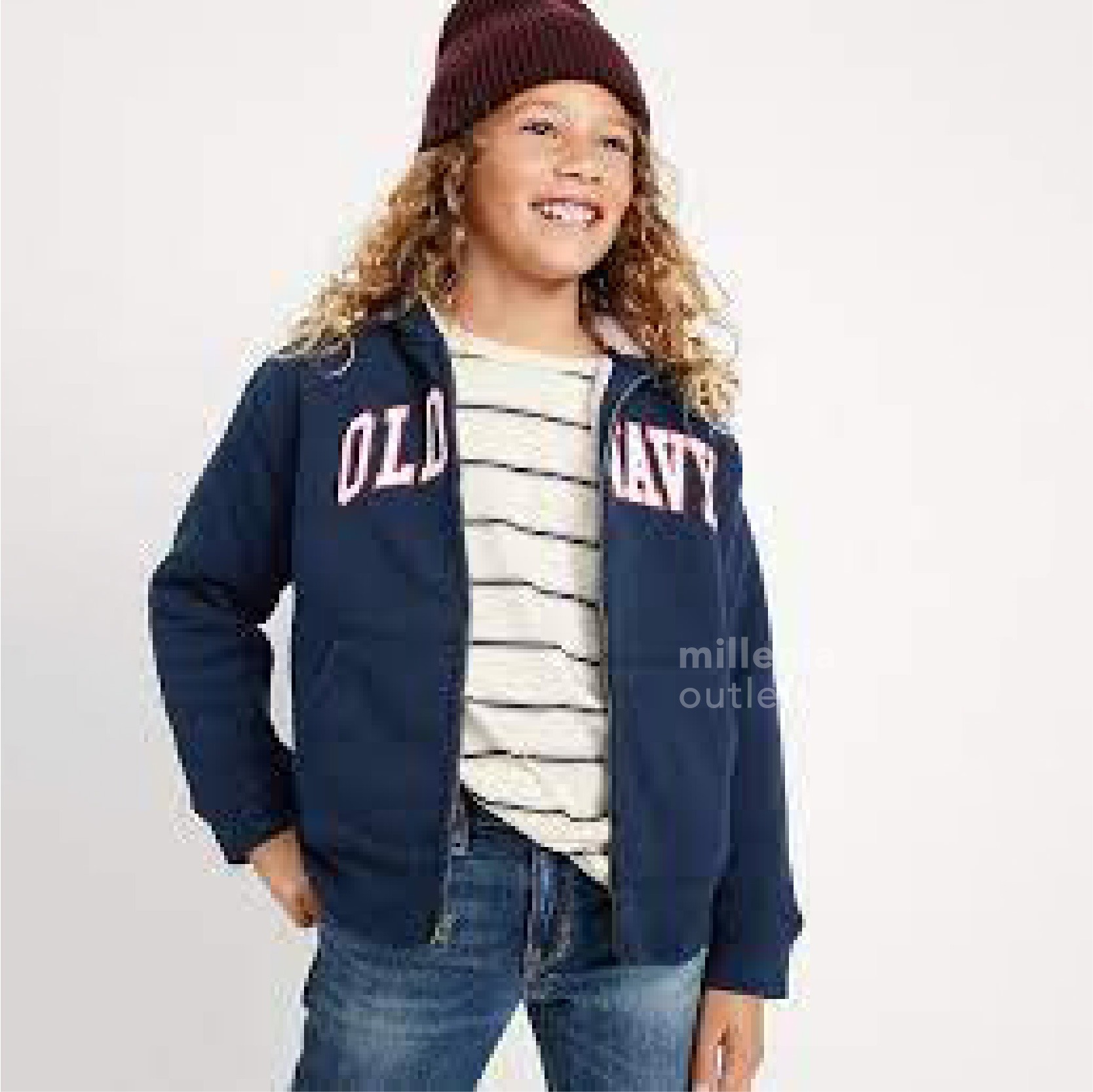 Jaket Anak Hoodie Bulu 4 Warna