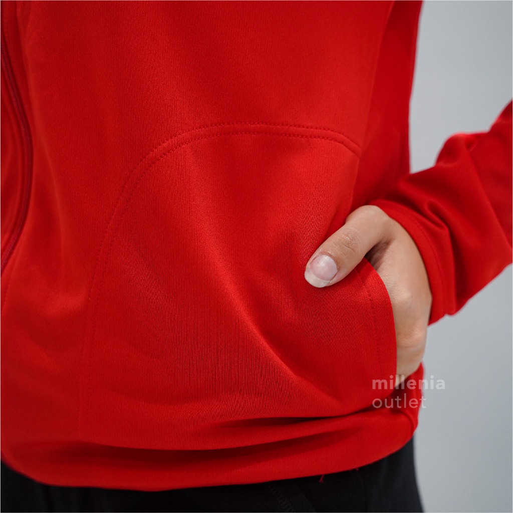 Jaket Olahraga Wanita Kerah Tinggi Bahan Berpori - Women Sport Jacket Zipper