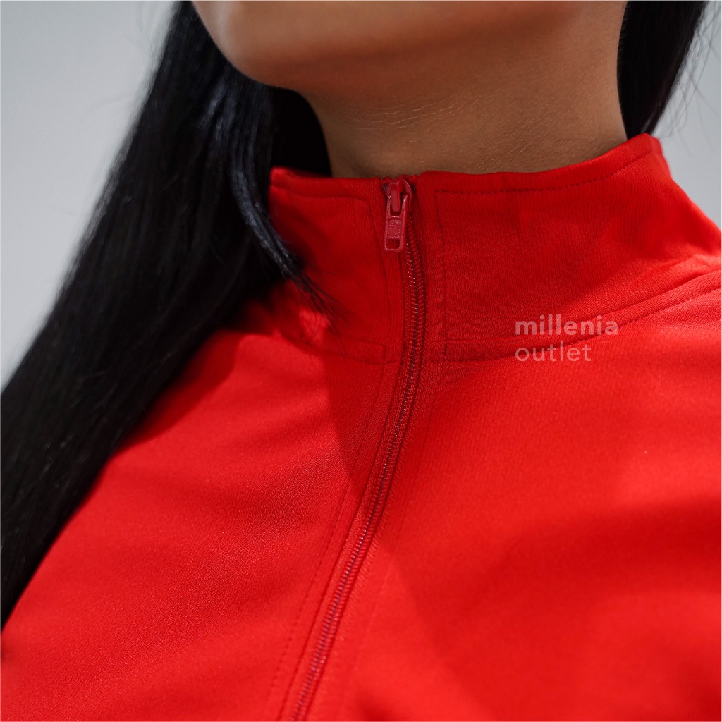 Jaket Olahraga Wanita Kerah Tinggi Bahan Berpori - Women Sport Jacket Zipper