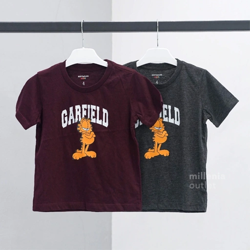 Image of Kaos Anak Laki-laki Lengan Pendek Gambar Kucing - Kids Graphic Tee