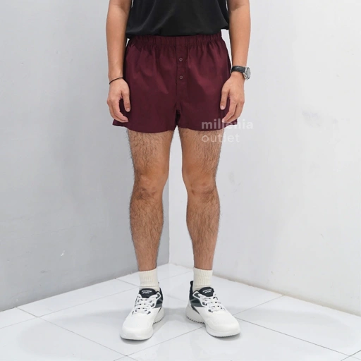 Image of Celana Pendek Boxer Dalaman Pria Bahan Katun - Men Daily Inner Short Pants
