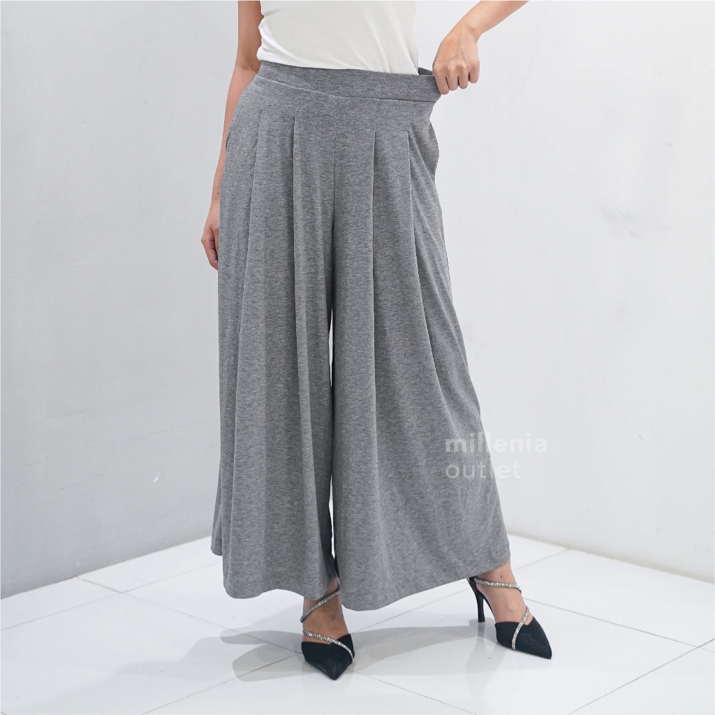 Celana Kulot Rok Wanita Model Lebar - Women Casual Wide Leg Kulot Pants