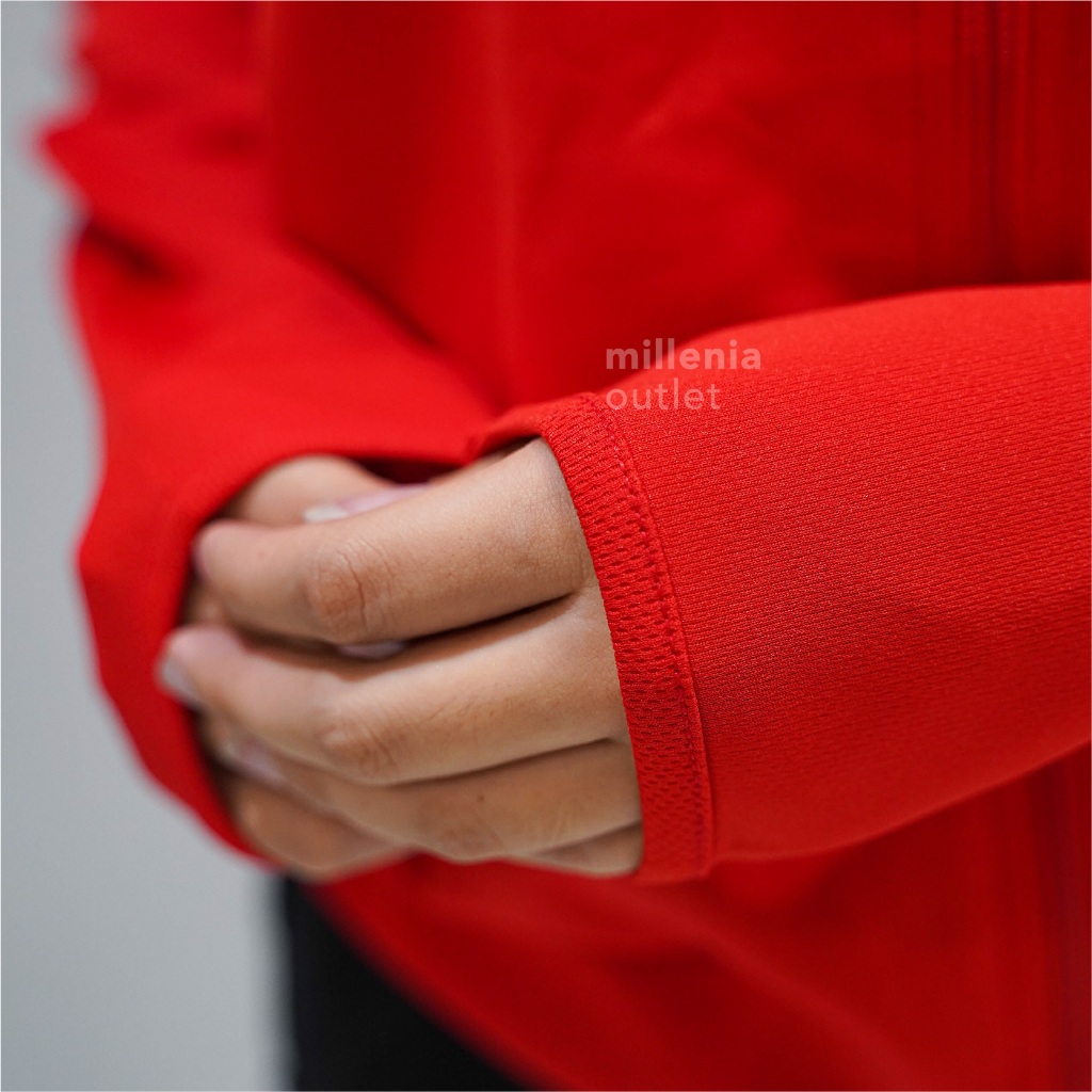 Jaket Olahraga Wanita Kerah Tinggi Bahan Berpori - Women Sport Jacket Zipper