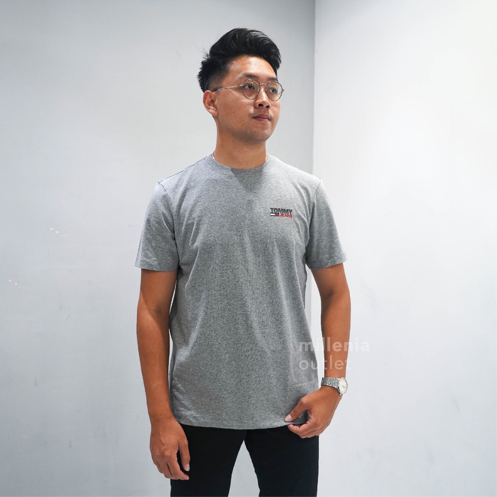 MO Kaos Lengan Pendek Pria - Men Cotton Regular Fit Printed T-shirt
