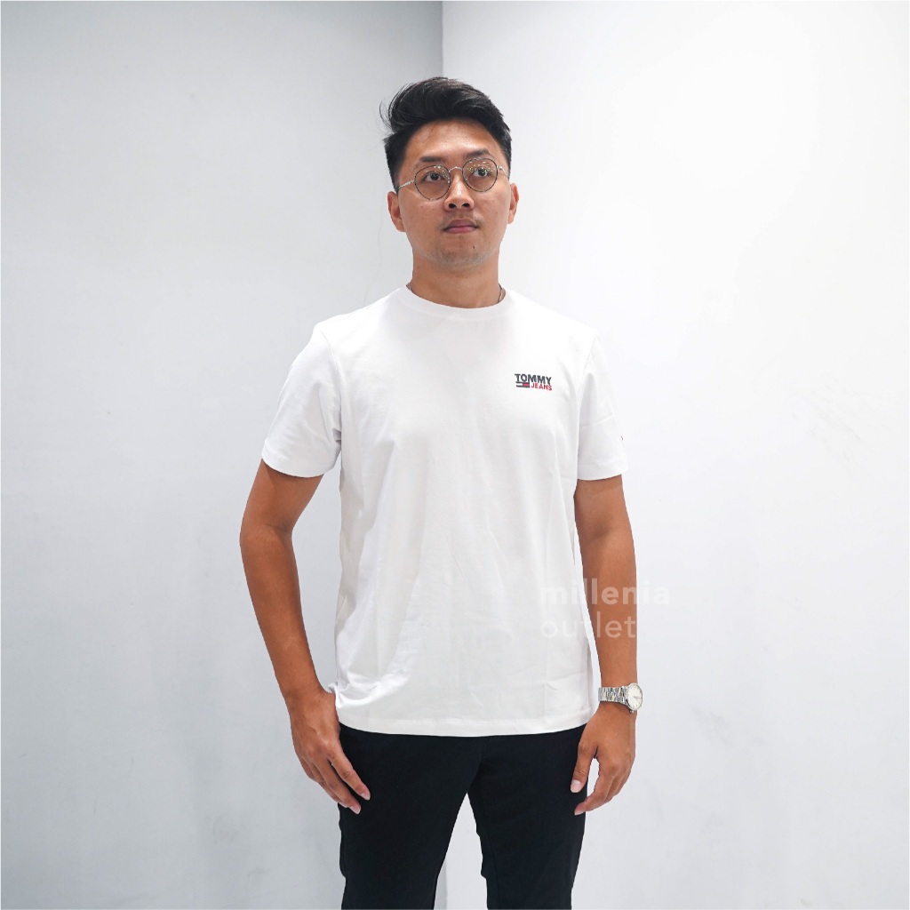 MO Kaos Lengan Pendek Pria - Men Cotton Regular Fit Printed T-shirt
