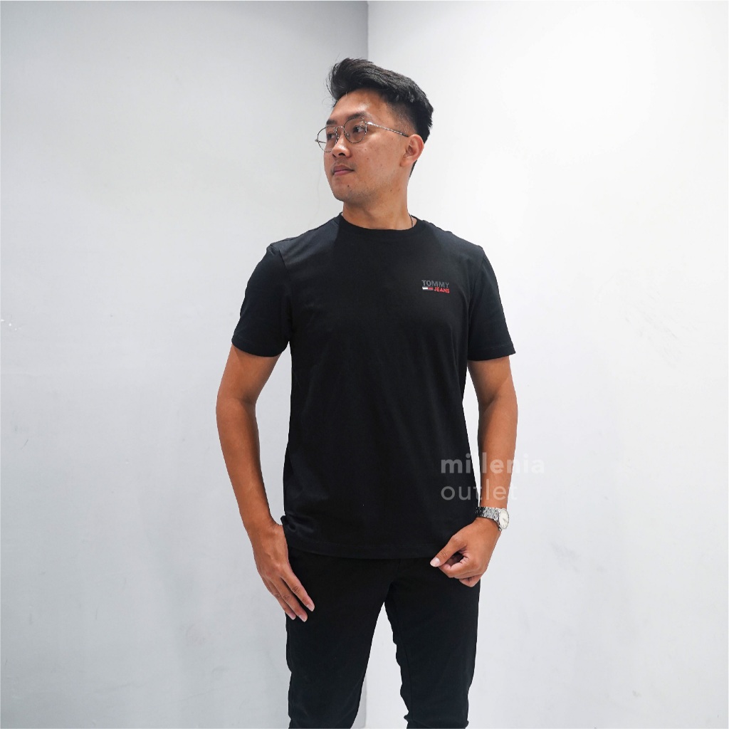 MO Kaos Lengan Pendek Pria - Men Cotton Regular Fit Printed T-shirt