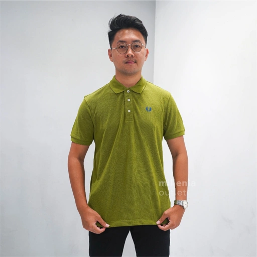Image of MO Kaos Polo Pria Lengan Pendek - Men FP Polo Shirt Cotton Pique with a Two-Button Placket