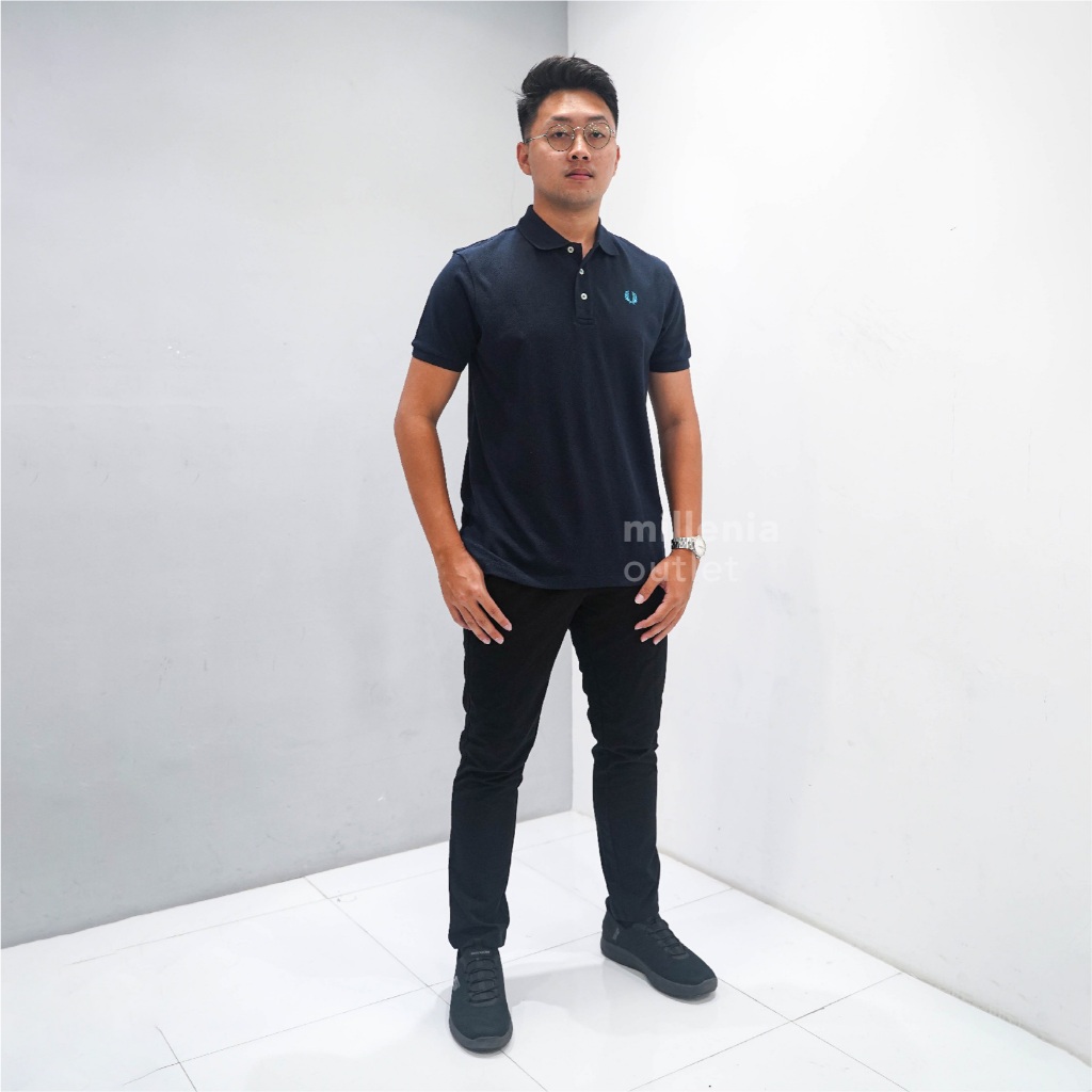 MO Kaos Polo Pria Lengan Pendek - Men FP Polo Shirt Cotton Pique with a Two-Button Placket