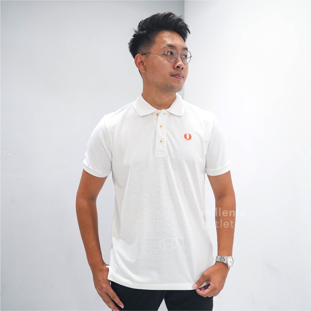 MO Kaos Polo Pria Lengan Pendek - Men FP Polo Shirt Cotton Pique with a Two-Button Placket