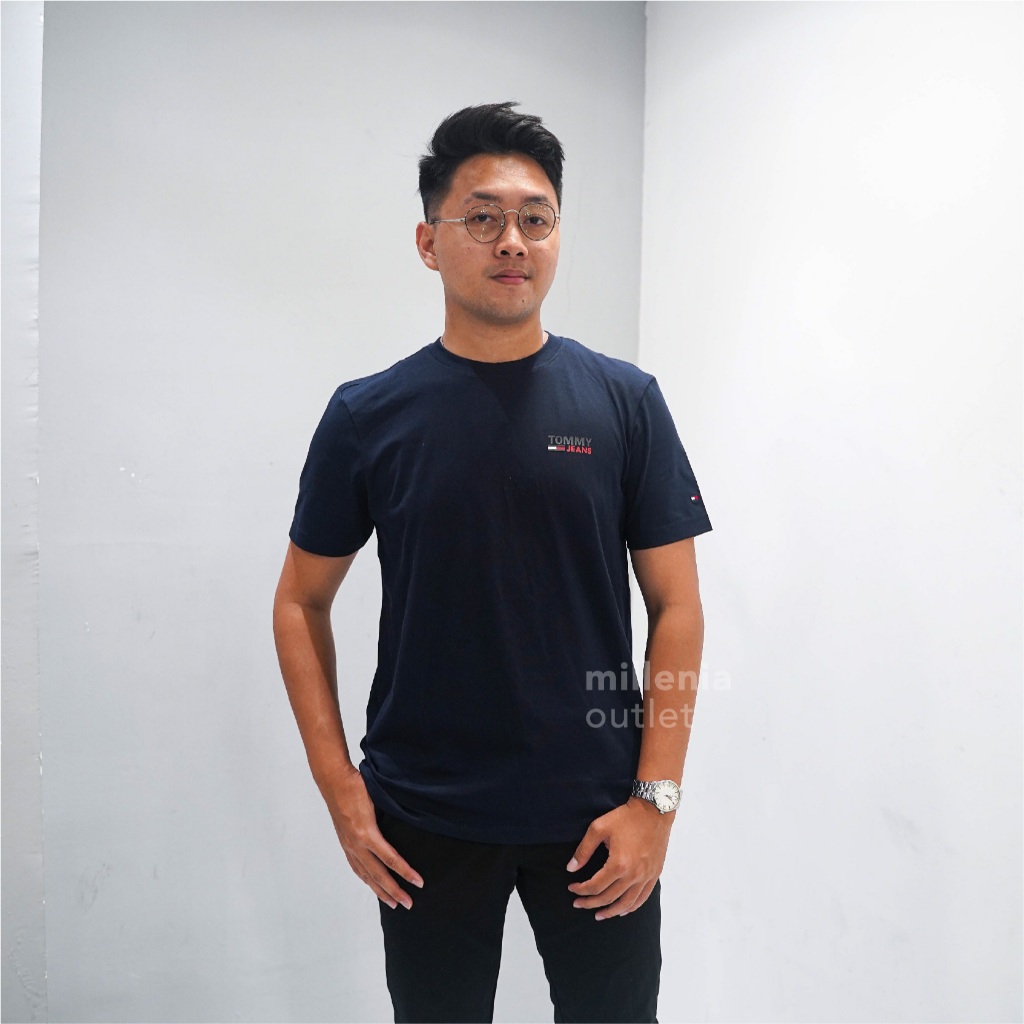 MO Kaos Lengan Pendek Pria - Men Cotton Regular Fit Printed T-shirt