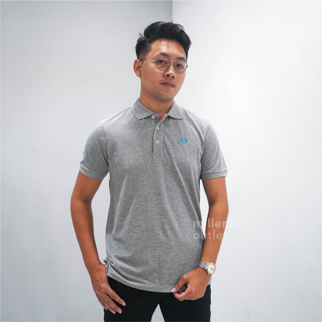MO Kaos Polo Pria Lengan Pendek - Men FP Polo Shirt Cotton Pique with a Two-Button Placket