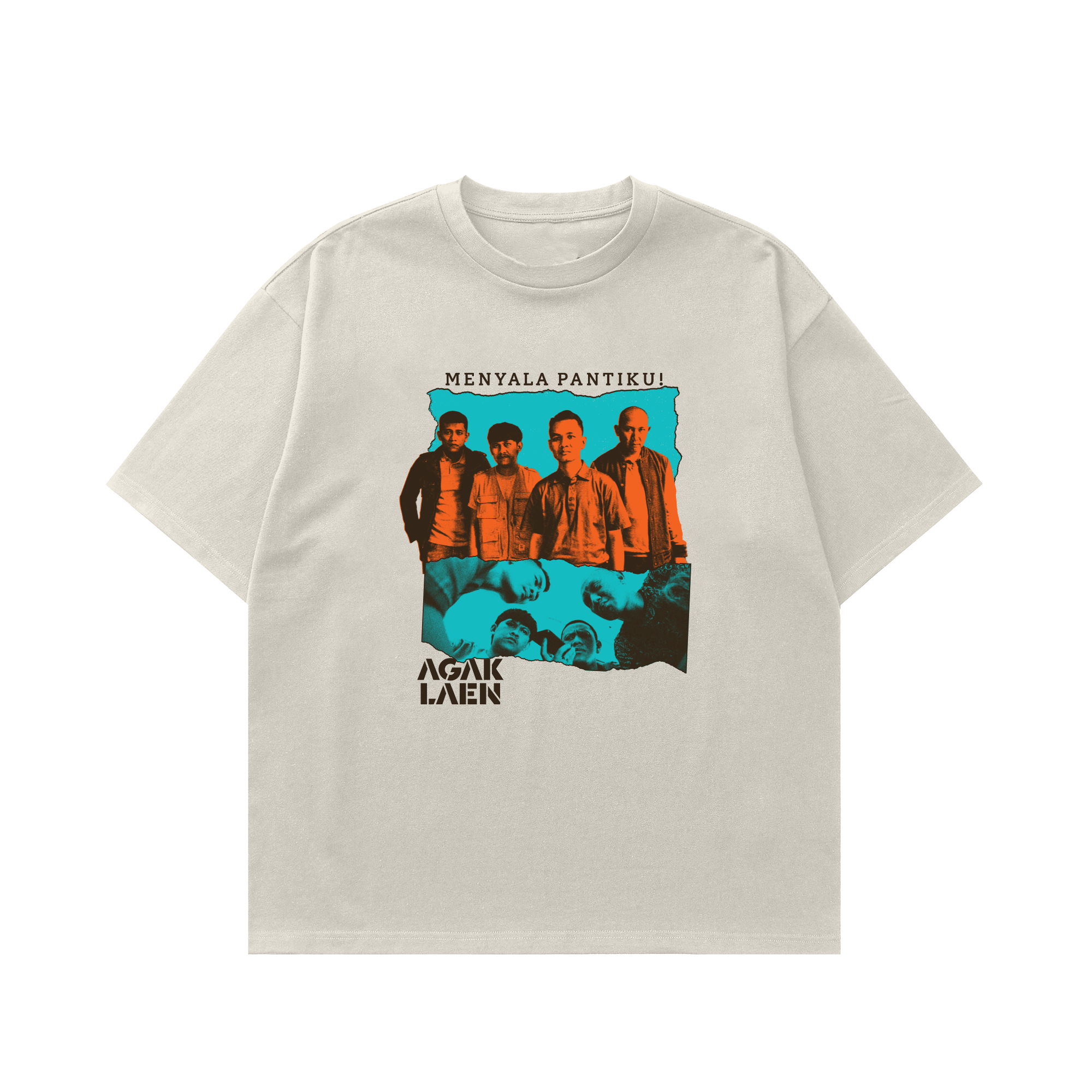 Lagaa - Agak Laen 2 - T-shirt - Broken White