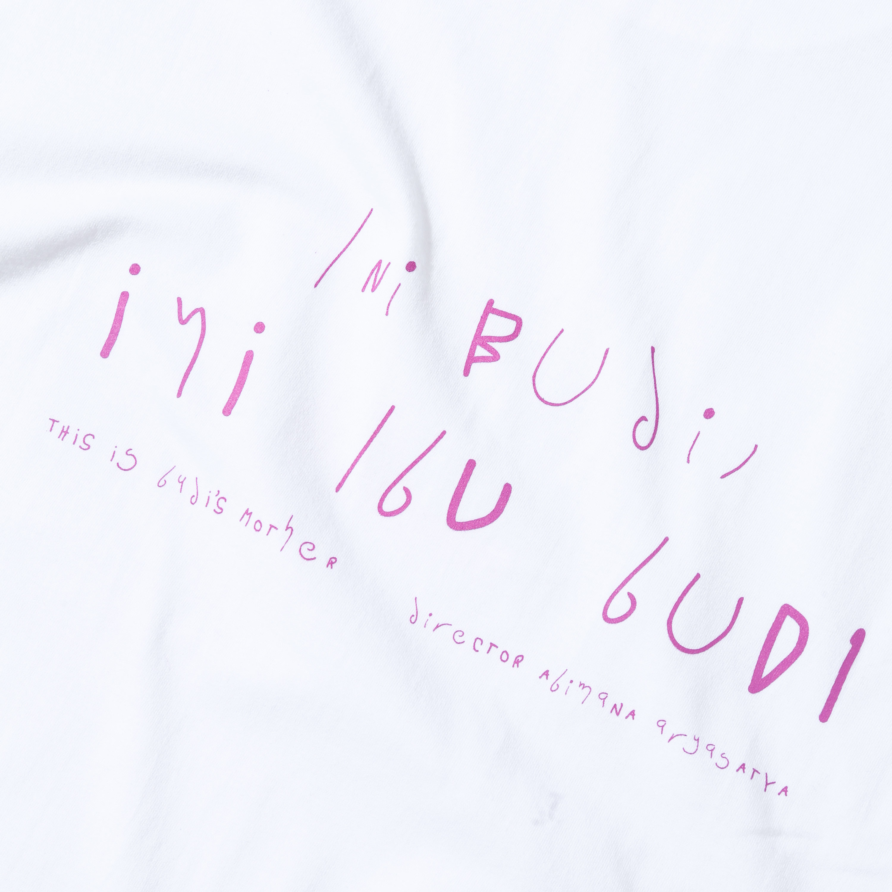 Lagaa - Ini Ibu Budi - T-shirt - White