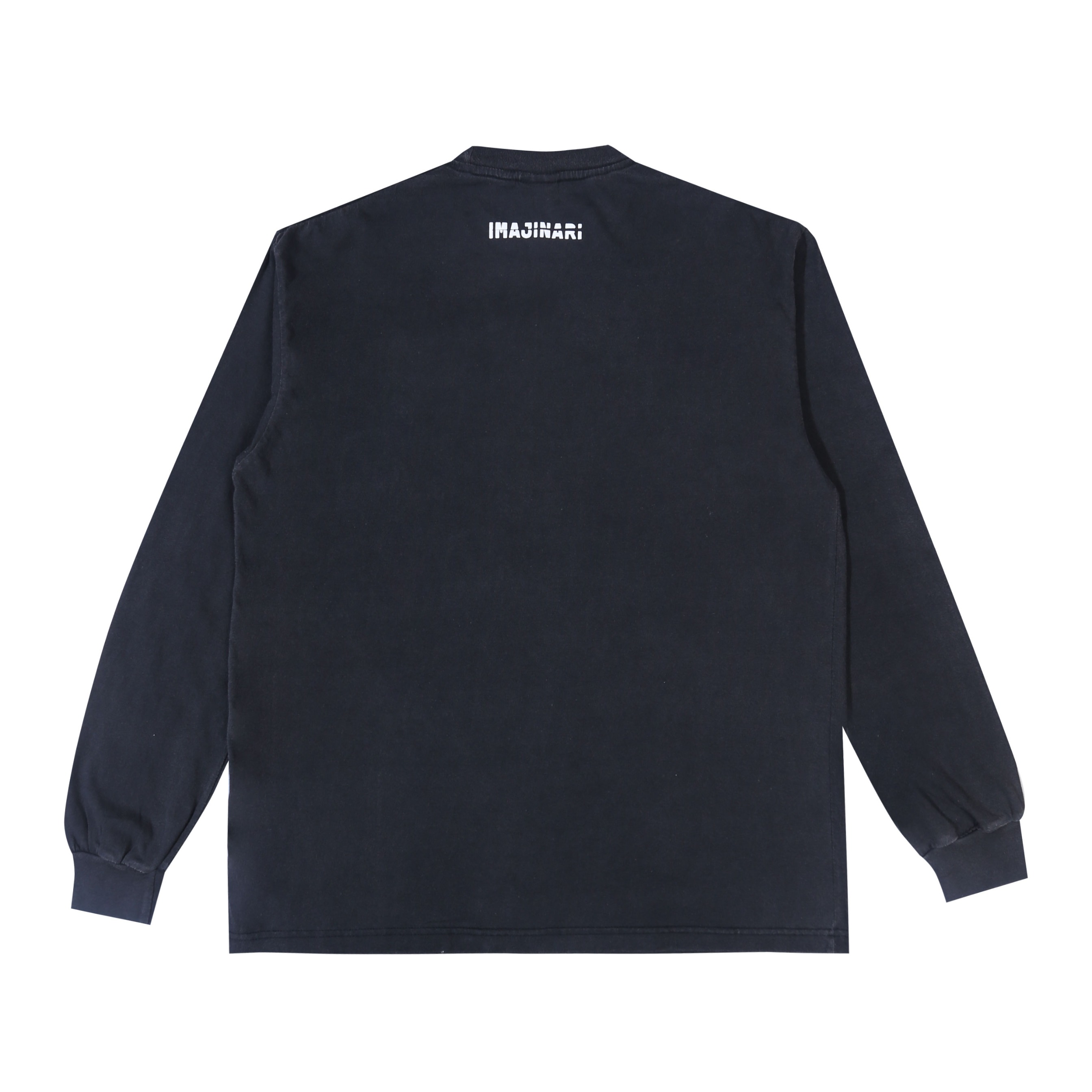 Lagaa - Agak Laen 2 Bleached Longsleeve - T-shirt - Black