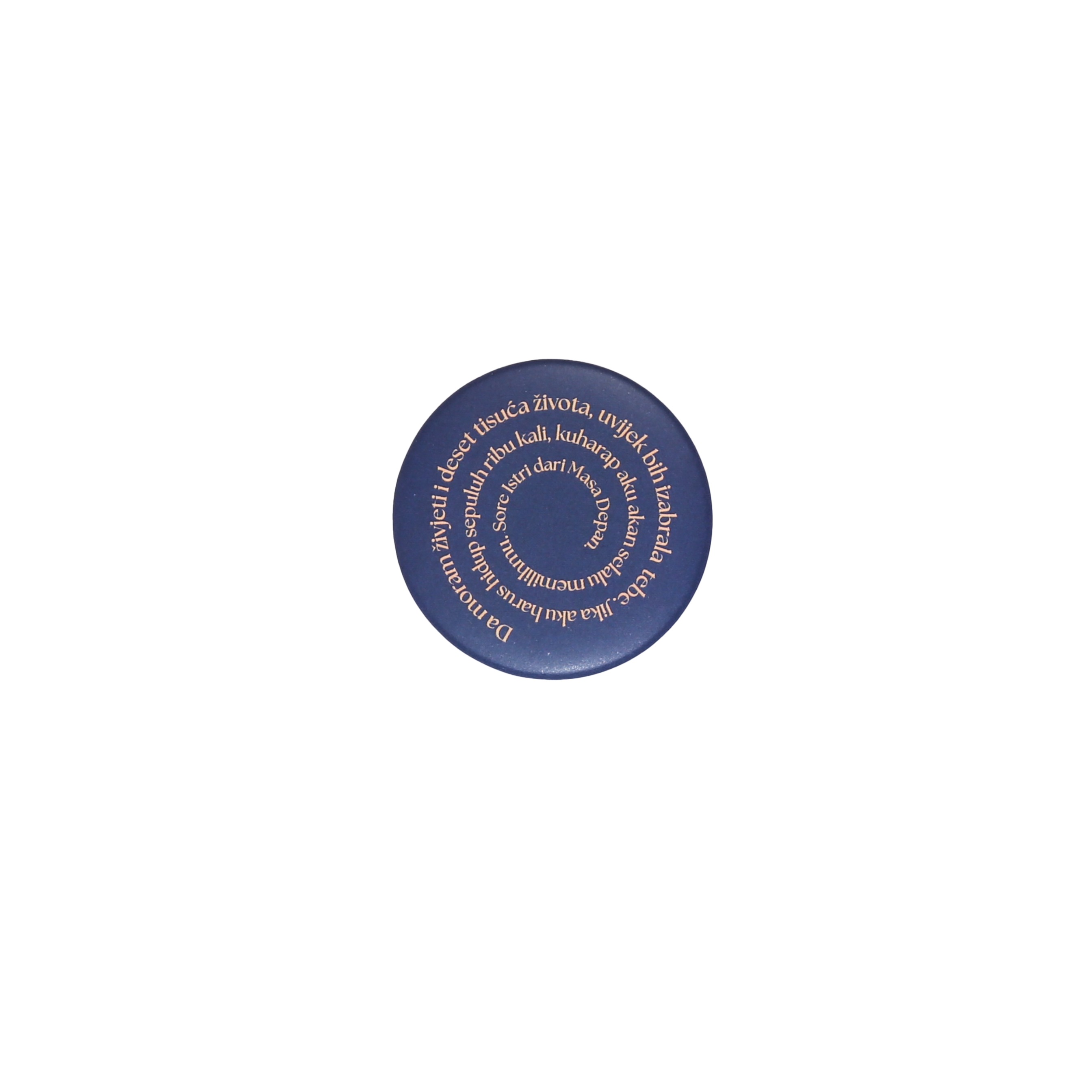 Lagaa - Official Merchandise Sore - Round Pin - Navy