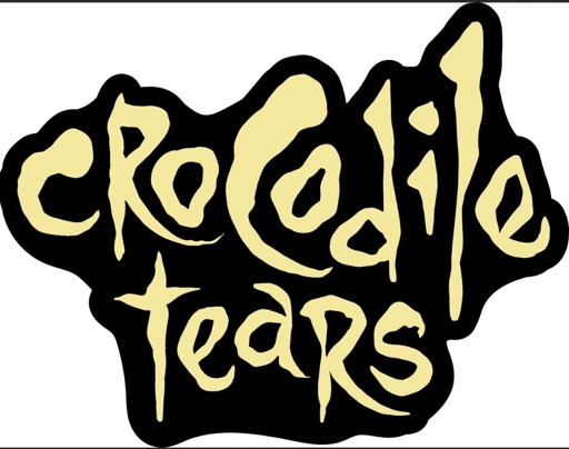 Image of Crocodile Tears - Logotype - Enamel Pin - Black