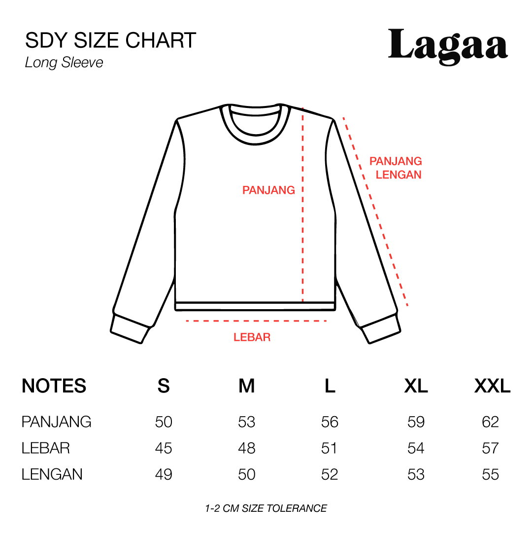 Lagaa - Agak Laen 2 Bleached Longsleeve - T-shirt - Black