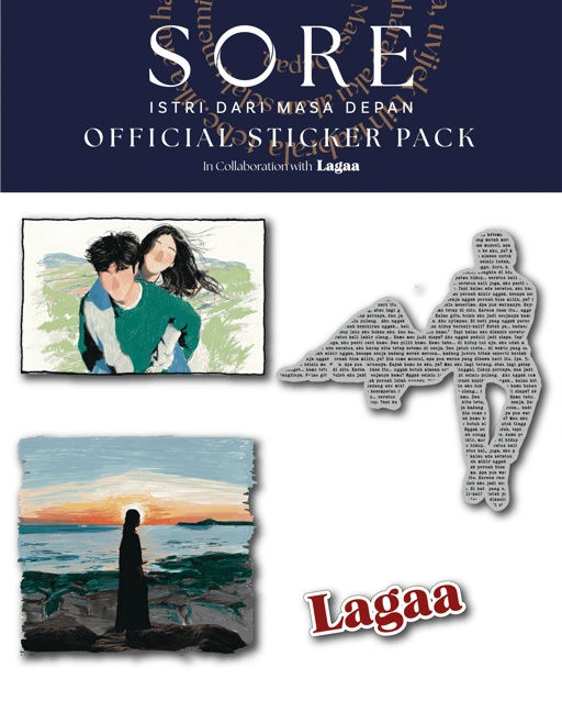 Image of Lagaa - Official Merchandise Sore - Sticker Pack
