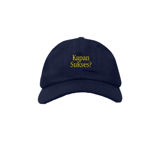 Image of Lagaa - Tunggu Aku Sukses Nanti - Cap - Navy