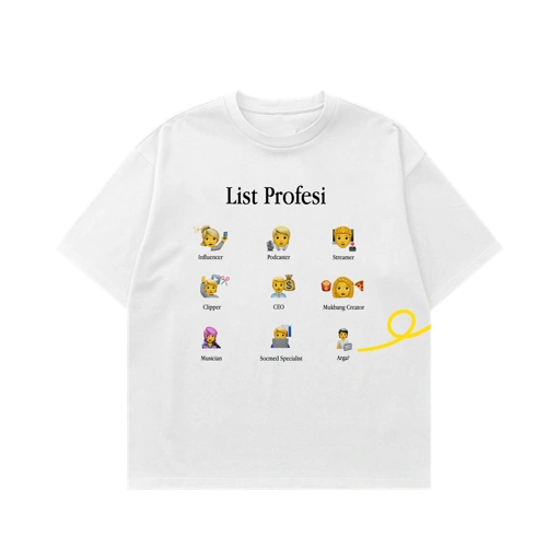 Image of Lagaa - Tunggu Aku Sukses Nanti - T-shirt - White