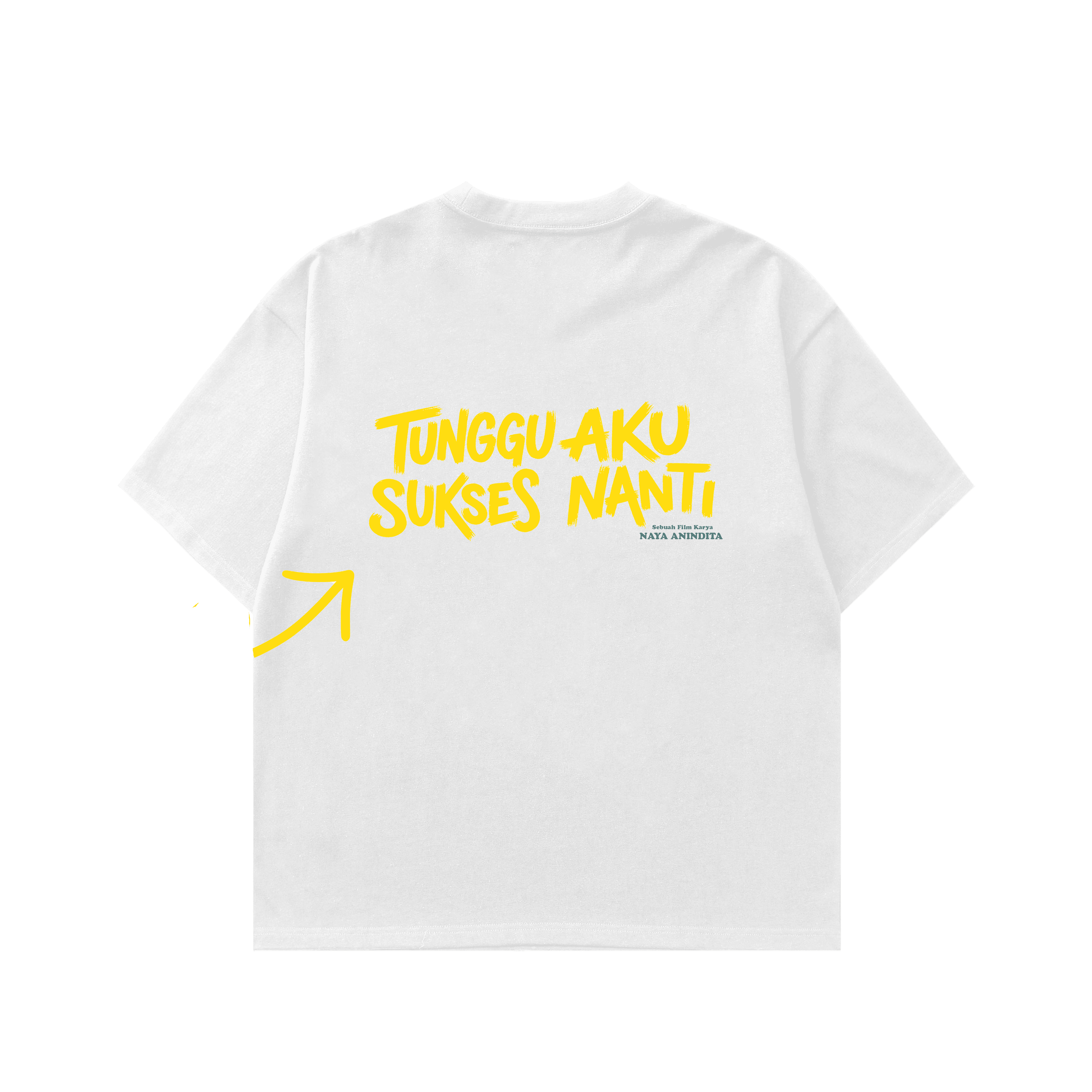 Lagaa - Tunggu Aku Sukses Nanti - T-shirt - White
