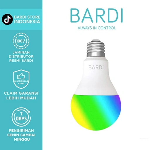 Image of BARDI BUNDLING Smart LIGHT BULB RGBWW 12W Wifi Wireless IoT - Home Automation Lampu Tidur Kekinian - BUNDLING 2 PCS