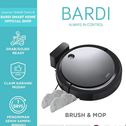 Image of BARDI Smart Robot Vacuum 2 in 1 Brush dan Mop | Penyedot Debu | Vakum Cleaner